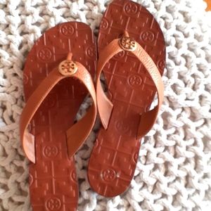 Tori Burch sandals size 7.5 brown